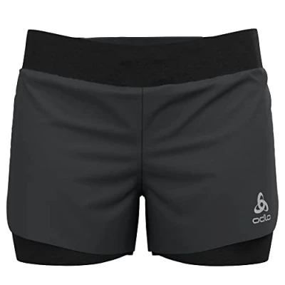 Image de Odlo Femme Short de course 2 en 1 ZEROWEIGHT 3 INCH