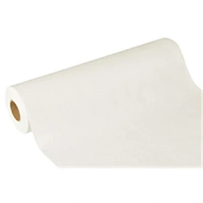 Image de Papstar Soft Selection, Chemin de Table en Tissu Non tissé Plus 24 m x 40 cm Gris sur Rouleau, 85760