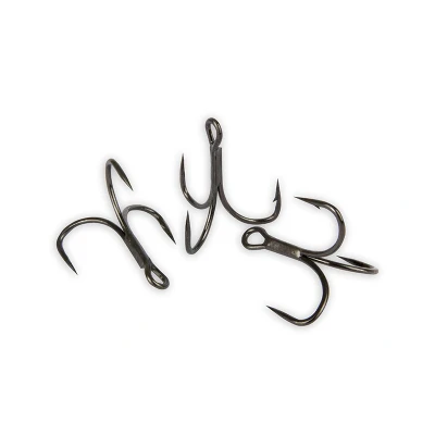 Image de triples Fox Rage Predator Powerpoint X Strong Trebles Semi Barbed Taille 4 (8 pcs) Hameçons