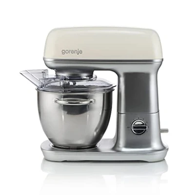 Image de Gorenje MMC 1000 RL Robot de cuisine, 7 vitesses, bol 4,5 litres, puissance du moteur W, mélange 3D, SuperSilent, EasyClean, protection contre la surchauffe, régulation vitesse,
