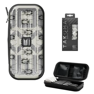 Image de Target Darts ENTO Takoma Wallets Exo Dart Storage Case Portefeuille, Coffret de Transport, Holds 3 Fully fléchettes et Accessoires assemblés, Protective EVA Holder