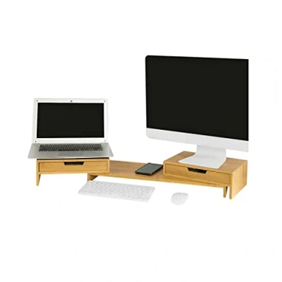 Image de SoBuy® BBF04 N Support de Moniteur Écran Ergonomique pour d&#039;ordinateur Universal, Ordinateur Portable