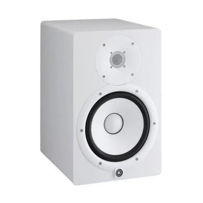 Image de YAMAHA HS8 Édition blanche Enceinte de studio amplifiée Bi amplification 120W hautes performances Fréquences 38Hz 30kHz