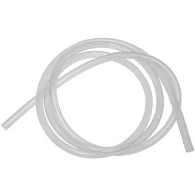 Image de Tuyau en silicone de 1 m, 4 x 6 mm, intérieur extérieur transparent, extensible, adapté à un usage alimentaire, sans BPA.