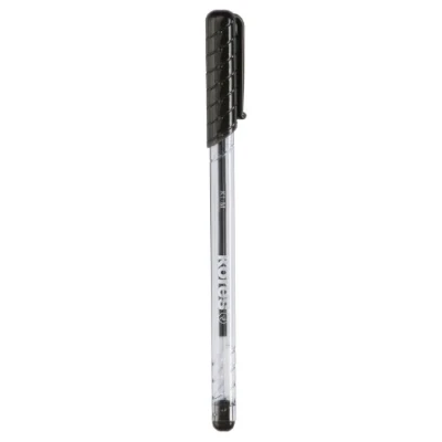 Image de Kores K1 : Stylos à Bille Noirs Pointe Moyenne de 1 mm avec Encre Anti Salissures pour une Écriture Douce, Forme Triangulaire Ergonomique, Fournitures Scolaires et Bureau, Paquet 12