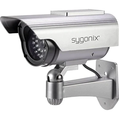 Image de Sygonix SY 3420674 Caméra factice avec Module Solaire, LED Clignotante