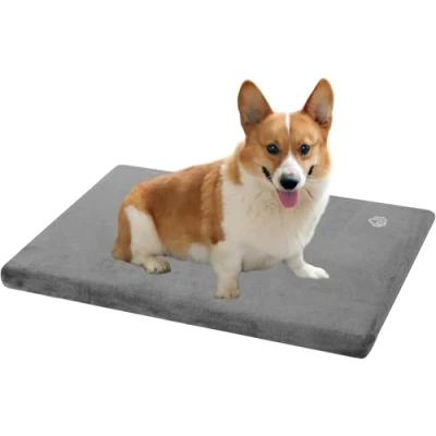 Image de EMPSIGN Coussin Chien Réversible (Frais et Chaud), Tapis Moyenne Taille Imperméable (74x46x7,6cm), Lit pour Mousse Haute Densité, Matelas avec Housse Lavable Amovible
