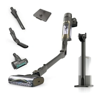 Image de Shark PowerDetect Clean &amp; Empty Cordless Vacuum Cleaner, DuoClean Detect, Reverse Clean, 2L Auto Base, Anti Hair Wrap Plus, 70 Min Runtime, Lightweight, Pet Multi Surface Tools, Grey IP3225EUT