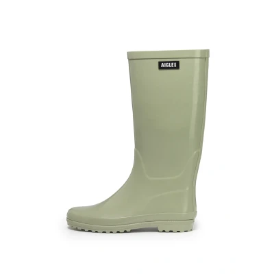 Image de Aigle Eliosa Bottes en caoutchouc, Femme, Taille: 38, Celadon green Caoutchouc naturel