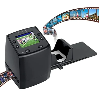 Image de DIGITNOW! Scanner de Diapositives et Négatifs 35 mm,Convertisseur Film à Images Numériques 5MP/10MP JPEG avec 2,4&#039;&#039; Écran Pas d&#039;ordinateur Requis