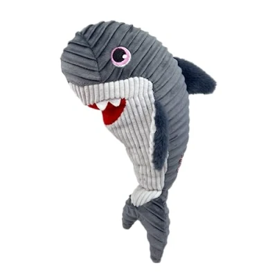 Image de KONG Doudou CuteSeas Rufflez Shark Gris