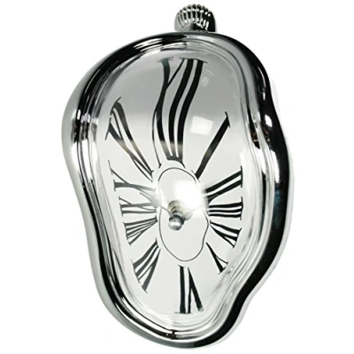 Image de Out of the blue Objet Décoratif/Horloge d&#039;angle à Effet Fondu/Dimensions : 18x13 cm