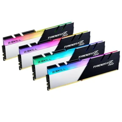 Image de Kit mémoire PC Trident Z Neo G.SKILL 64 Go PC4 28800 / DDR4 3600 Mhz F4 3600C18Q 64GTZN