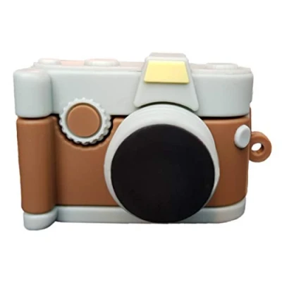 Image de Ulticool Caméra 32 GB USB Appareil Photo Rétro Vintage avec Objectif Lentille Flash Drive Pen Go Stockage des Données de la Clé Mémoire Gris Brun Marron