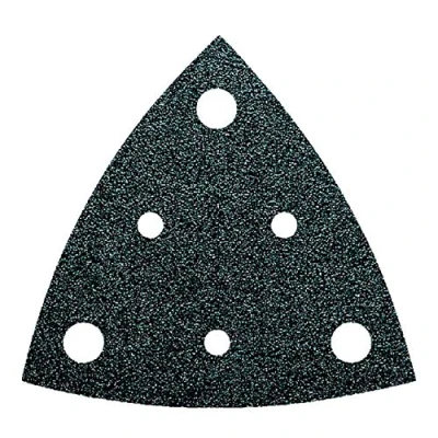 Image de FEIN Feuilles abrasives perforées grain 100, Longueur d’arête 80 mm, Condit.50 Pce, Pour une utilisation sur pratiquement tous les matériaux, Non perforées, fixation rapide auto agrippant.