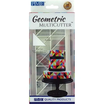 Image de PME Emporte pièce géométrique pour gâteau Triangle à Angle Droit Taille Moyenne 2,5 cm