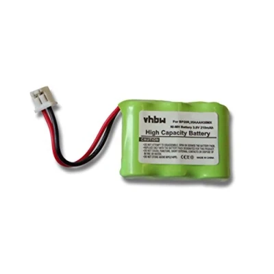Image de vhbw Batterie Compatible avec Dogtra 2 Dog Model Collar, 300M Element Series, 400NCP, 410NCP, 600M Collier de Dressage Chien (210mAh, 3,6V, NiMH)