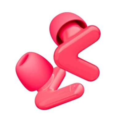Image de Alpine Tune Bouchons d&#039;Oreilles Pour Concerts &amp; Musique, Protection Auditive 19dB Certifiée, Réduction Du Bruit, Haute Fidélité, Boules Quies, 4 Tailles, Festivals, Musiciens Clubs, Rose Néon