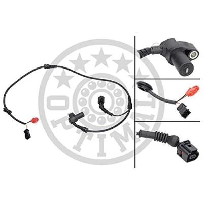 Image de OPTIMAL 06 S143 Capteur ABS Essieu avant droit passif 975 AUDI: A6 C5 Avant, A4 B5 Berline, VOLKSWAGEN: Passat GP Berline