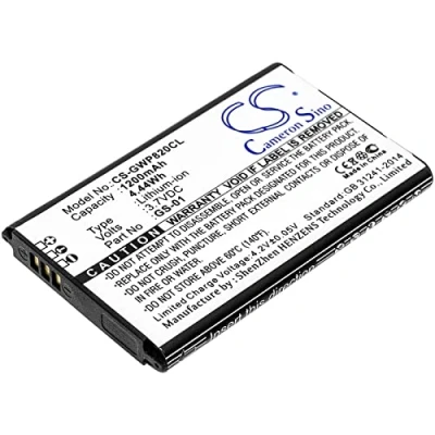 Image de TECHTEK Cameron Sino CS GWP820CL Batteries 1200mAh / 3.7V 4.44Wh FBA