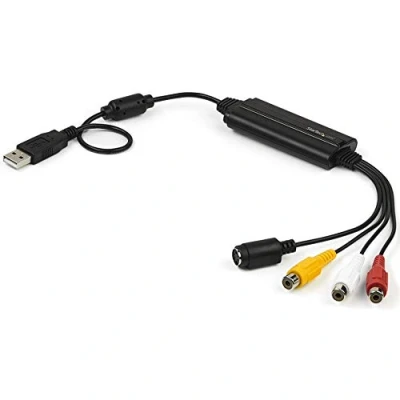 Image de StarTech.com SVID2USB232 Adaptateur S vidéo vers USB 2.0 Convertisseur d&#039;acquisition analogique à numerique Pour Windows seulement