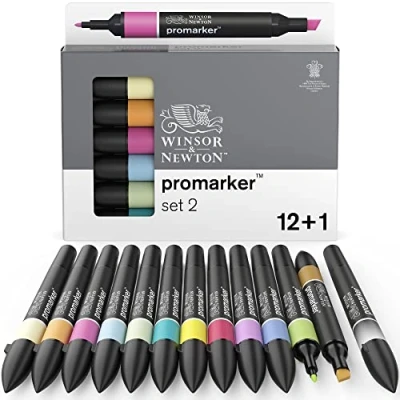 Image de Winsor &amp; Newton Promarker Set de 12+1 2
