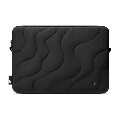 Image de tomtoc Housse de protection moelleuse pour ordinateur compatible avec MacBook Air 13 pouces Pro Sac matelassé léger douce et mignonne portable