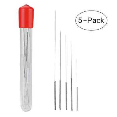 Image de Goshyda Aiguilles de Nettoyage buse d&#039;imprimante 3D, 5 pièces 0.2mm 0.3mm 0.4mm 0.5mm 0.6mm en Acier Inoxydable Kit d&#039;aiguilles Outil pour imprimante 3D