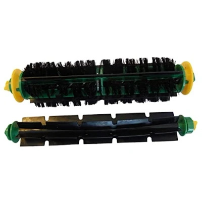 Image de vhbw 2x Brosses, set de rouleaux compatible avec iRobot Roomba 530, 531, 532 aspirateur robot brosse à lamelles, rotative