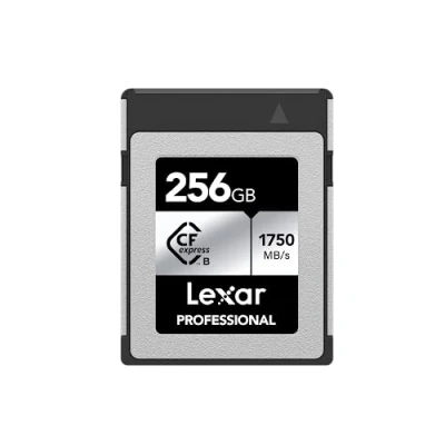 Image de Lexar Professional Silver Series Carte CFexpress 256Go, CFe de Type B jusqu&#039;à 1750Mo/s en Lecture, adopte PCIe Gen3x2, mémoire CF Compatible avec Les Reflex numériques (LCXEXSL256G RNENG)