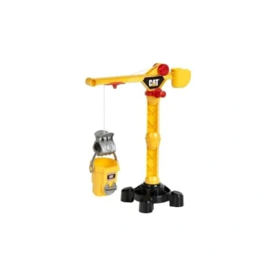 Image de Theo Klein 3256 Caterpillar Grue de Chantier I avec manivelle pour gauchers et droitiers Rotation à 360 degrés Jouet Enfants partir 3 Ans