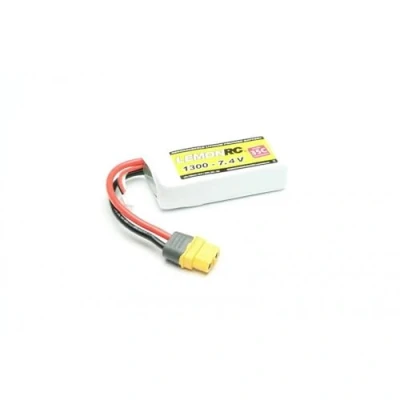 Image de Batterie LiPo LemonRC 7.4V 1300mAh 2 cellules 35C Softcase XT60