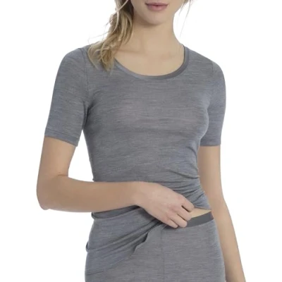 Image de CALIDA Débardeur True Confidence Laine &amp; Soie (Platin Melé)