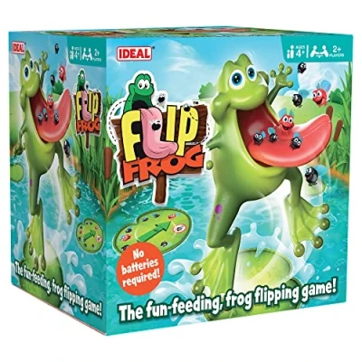 Image de IDEAL , Flip Frog: the fun feeding, frog flipping action game!, Kids Games For 2+ Players Ages 4+