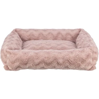 Image de TRIXIE Lit orthopédique Vital Loki 37937 80 x 60 cm Rose Coussin pour Chien de qualité supérieure avec Mousse à mémoire Forme Panier Chiens Taille Moyenne Doux Les