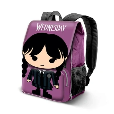 Image de Wednesday Mercredi Chibi Sac à Dos Extensible EXP, Lilas, 30 x 45 cm, Capacité 28 L
