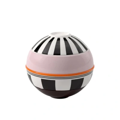 Image de Villeroy &amp; Boch La petite Boule memphis, Ensemble de vaisselle en porcelaine, 5 pcs à servir 14 cm Ø, résistant au lave vaisselle, convient four micro ondes, multicolore