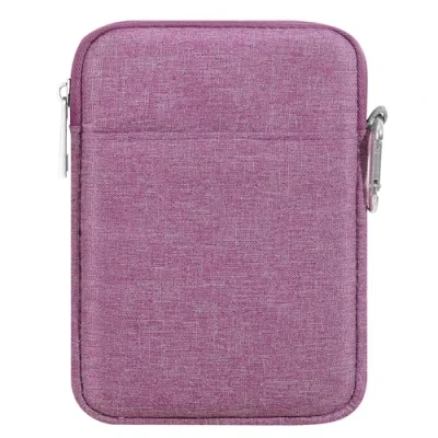 Image de MoKo 6 7 Pouces Sac à Manches Kindle, Housse de Protection en Nylon Compatible avec Kindle Colorsoft, Paperwhite 12th Gen 2024, 2024 2016, Fire 8/7, Oasis E Reader, Violet