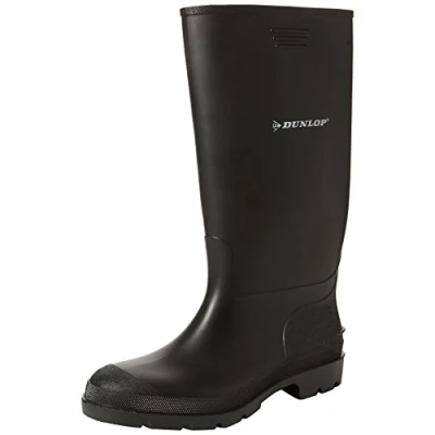 Image de Dunlop Protective Footwear Pricemastor, Bottes de Pluie Mixte Adulte, Noir (Black), 36 EU