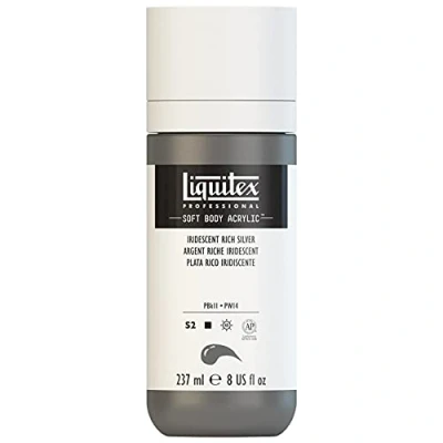 Image de Liquitex Professional Acrylique Soft Body 237ml Argent Riche