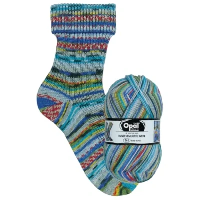 Image de Opal Nach Hundertwasser Edition 4050 944 (425m) 4 Plis Durable Chaussette Fil 1x100g