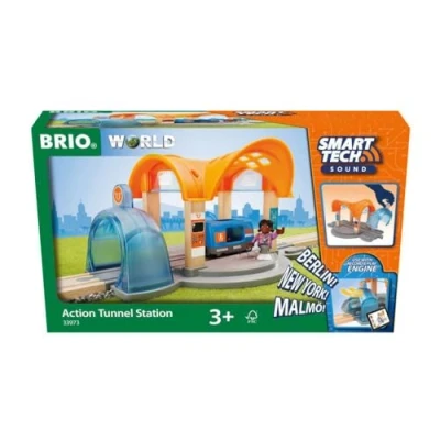 Image de BRIO MIT Action Tunnel Circuit de train pour enfants, Taille: One Size, Multicoloured