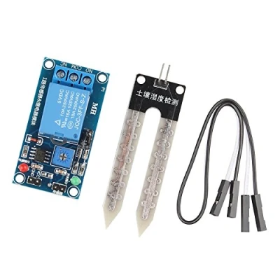 Image de HALJIA Module de contrôle et détecteur d&#039;humidité du sol Pour arrosage automatique