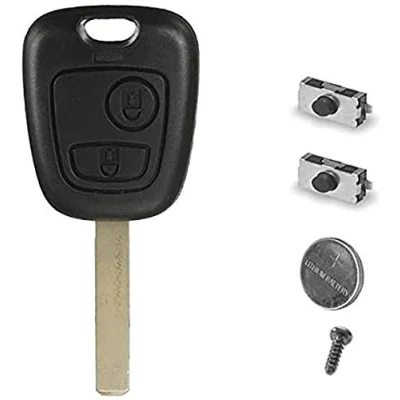 Image de Clé Plip Compatible avec C1 C2 C3 C4 C5 C6 C8 Xsara Saxo Berlingo Kit + 2 Switch Boitier de Télécommande @Pro