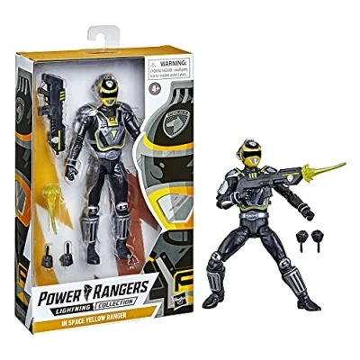 Image de Power Rangers Lightning Collection S.P.D. A Squad Figurine d&#039;action Ranger Jaune de qualité supérieure (15 cm) à Collectionner, Accessoires inspirés la série