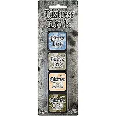 Image de Ranger 15TDPK40392 Tim Holtz Mini Kit de 9 Encres Plastique Multicolore 10 x 2,5 1,3 cm