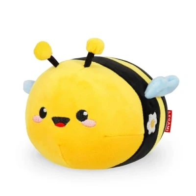 Image de Legami Peluche Super Soft, thème Bee, Taille Mini, avec Carte d&#039;identité Personnalisable, se Tient Seul, 14x15x12 cm