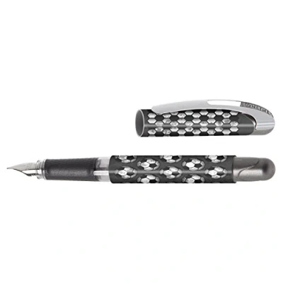 Image de ONLINE stylo à encre College Goal pour gauchers│ plume ergonomique l&#039;école │ moyenne, partie soft grip cartouches d&#039;encre standard rechargeable │idéal enfants