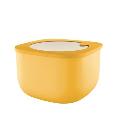 Image de Guzzini Kitchen Active Design, STORE&amp;MORE BIO, Récipients hermétiques hauts pour réfrigérateur/congélateur/four à micro ondes (L) Jaune Mangue, 19,5 x h12,3 cm 2800 cc 170724236