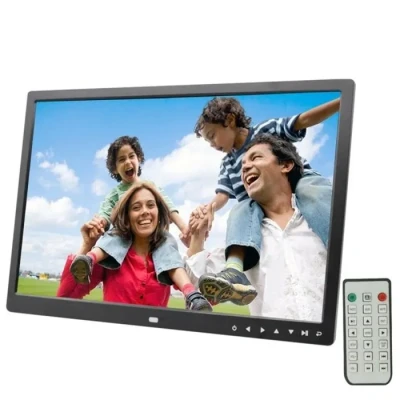 Image de Cadre Photo Numérique 17 Pouces Lecteur Multimédia Port USB SD Ms Mmc HDMI Noir YONIS Neuf